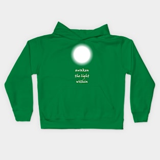 Awaken the Light Within Kids Hoodie